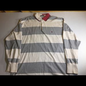 Vintage Tommy Hilfiger rugby polo Sz XXL